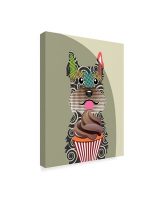 Lanre Adefioye 'Schnauzer' Canvas Art - 14" x 19"