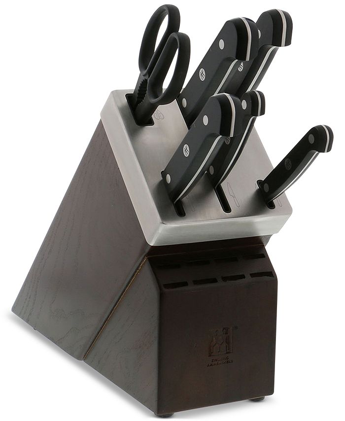ZWILLING self-sharpening kitchen knife block FOUR STARS 7 pieces ash BRAND  NEW