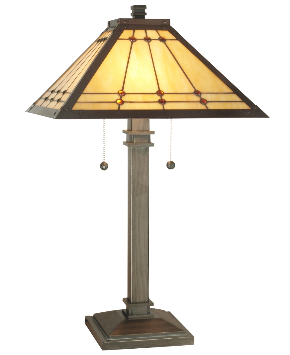 Dale Tiffany Jeweled Mission Table Lamp   Lighting & Lamps   For The
