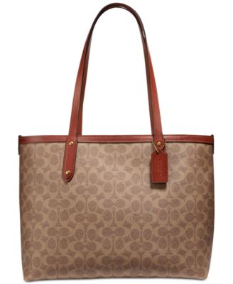 coach signature tote