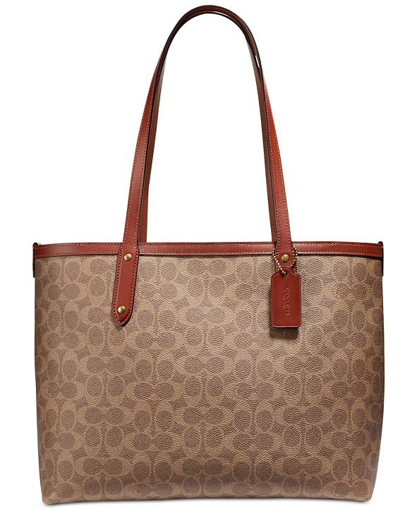 COACH Central Signature Tote & Reviews - Handbags & Accessories - Macy's