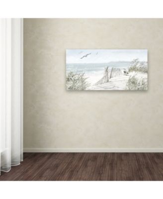 The Macneil Studio 'Coastal Dunes' Canvas Art - 24" x 47"