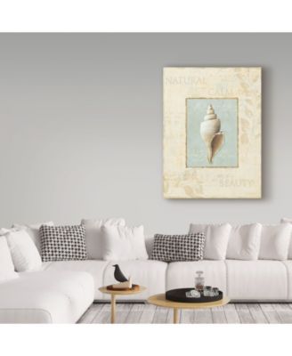 Lisa Audit 'Soothing Words Shells I' Canvas Art - 14" x 19"