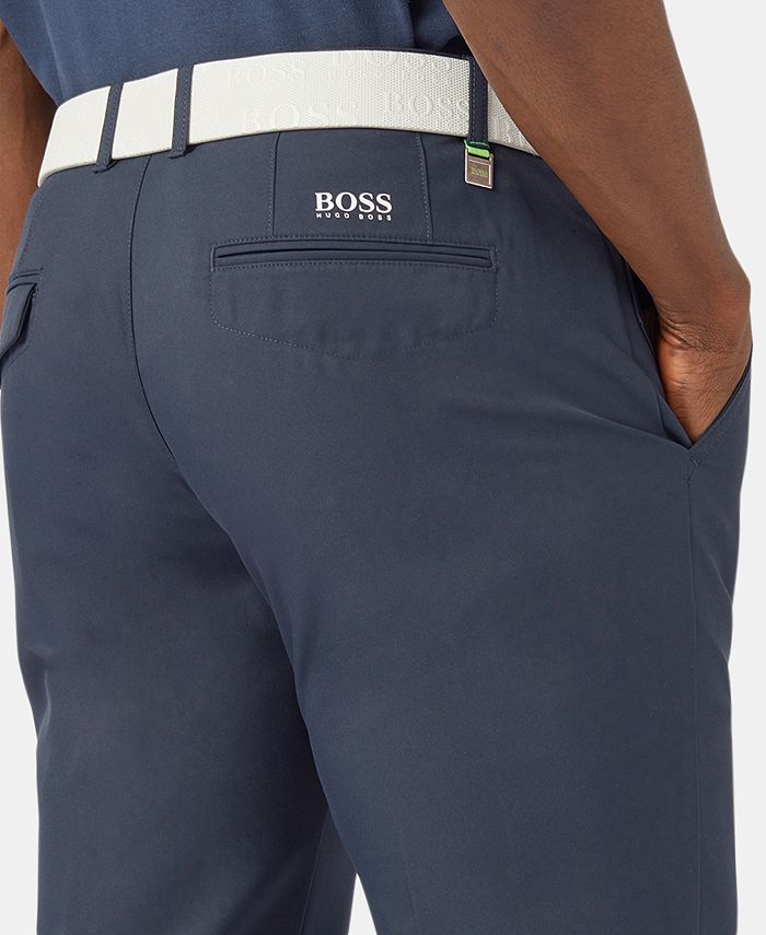 Hugo Boss BOSS Men's Slim-Fit Technical Twill Golf Pants - Macy's