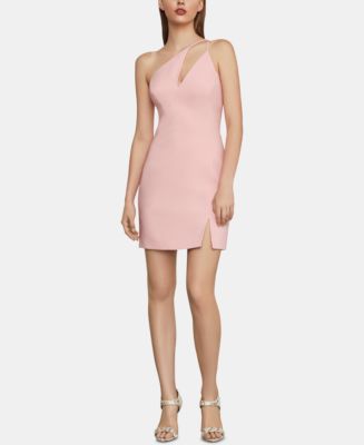 Bcbg MaxArzia Macie Cut Out Strappy V-Neck Blue Dress Size