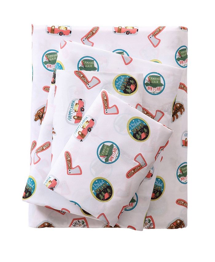 VCNY Home Camper 3 Piece Twin Sheet Set Macy's