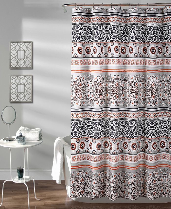 Lush Décor - Nesco Stripe 72" x 72" Shower Curtain