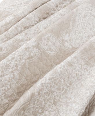 Lucianna Ruffle Edge Cotton 3-Pc. Bedspread Set, King