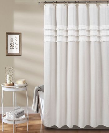 Lush Décor - Ciel Tassel 72" x 72" Shower Curtain