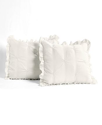 Lush Décor - Ravello Pintuck Ruffle Skirt 3-Pc. Bedspread Sets