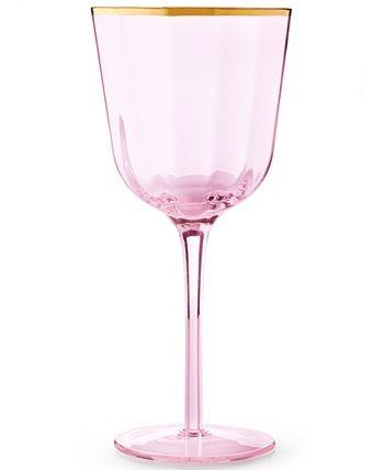Stackable Wine Glasses Set - Pink Orange - Set of 4 - Slant Collections