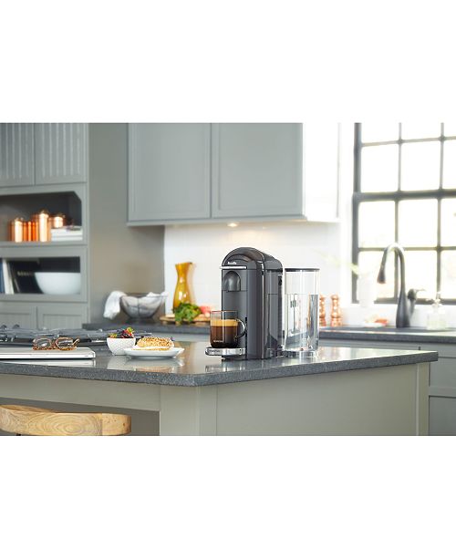 Nespresso VertuoPlus Deluxe Coffee & Espresso Maker by Breville, Silver