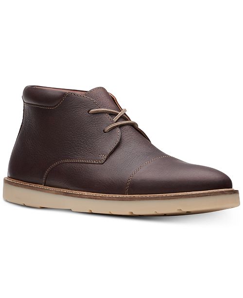 Clarks Men S Grandin Top Dark Brown Casual Leather Boots Reviews