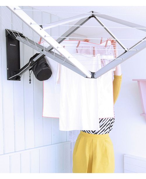 Brabantia Wallfix Clothesline 79 With Protection Cover