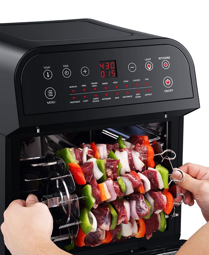 GoWISE USA 12.7Qt 15in1 Air Fryer Oven with 10 Accessories Macy's