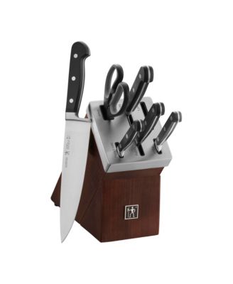 Henckles Definition 7 Pc Self Sharpening Knife Block Set, Fine Edge 