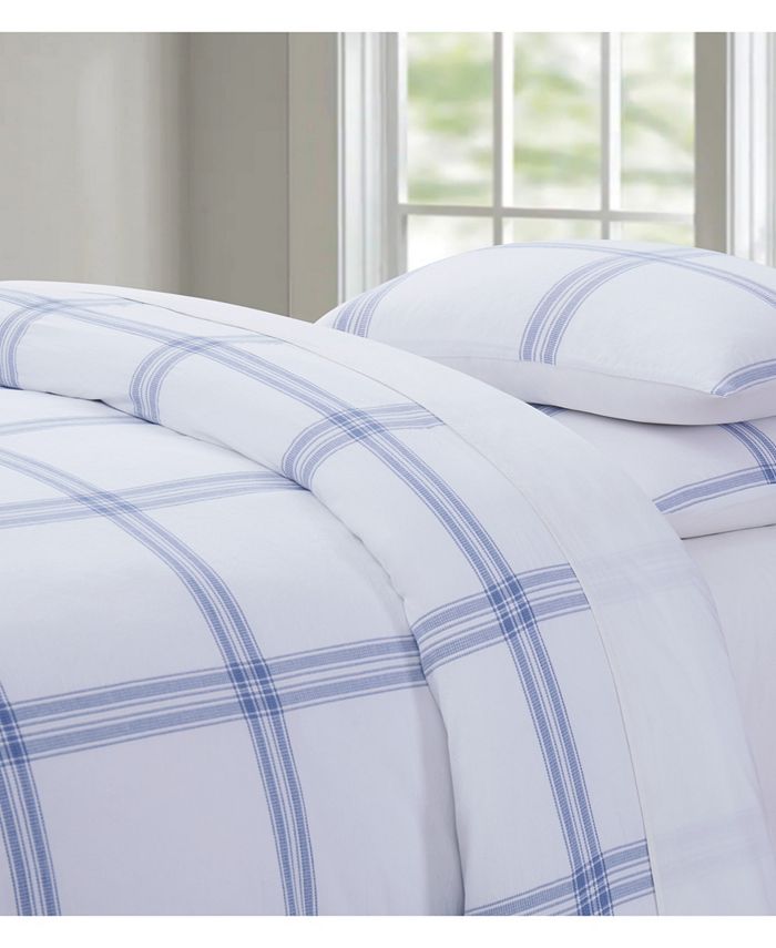 Cottage Classics Modern Charm Cotton 3 Piece Full/Queen Comforter Set