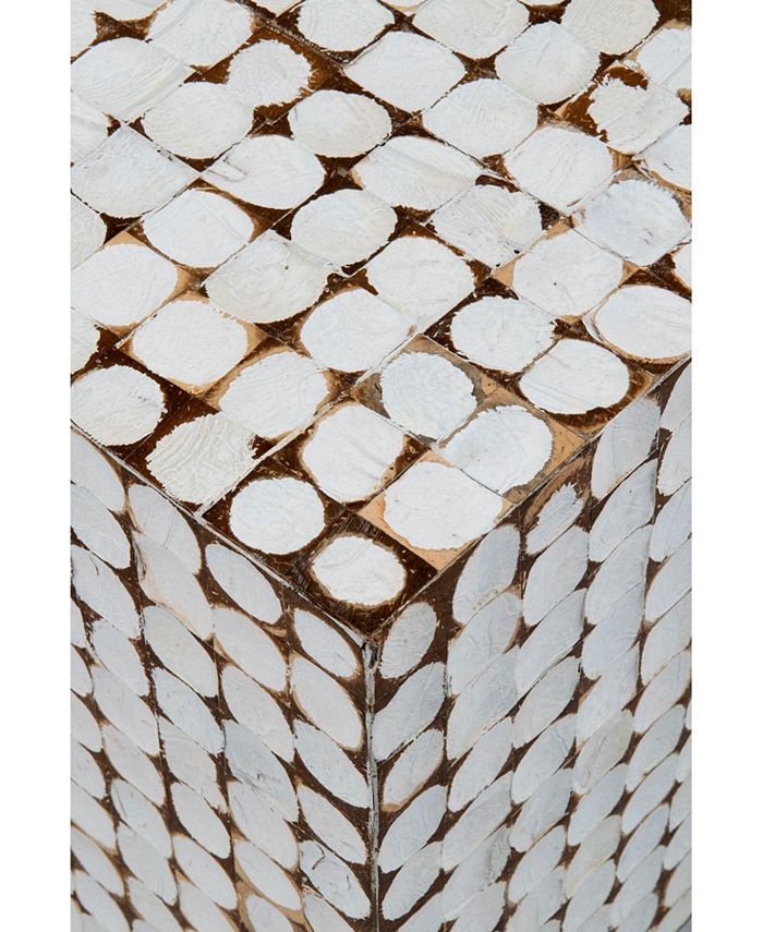 East At Main Dellwood Coconut Shell Inlay Coffee Table Macy's