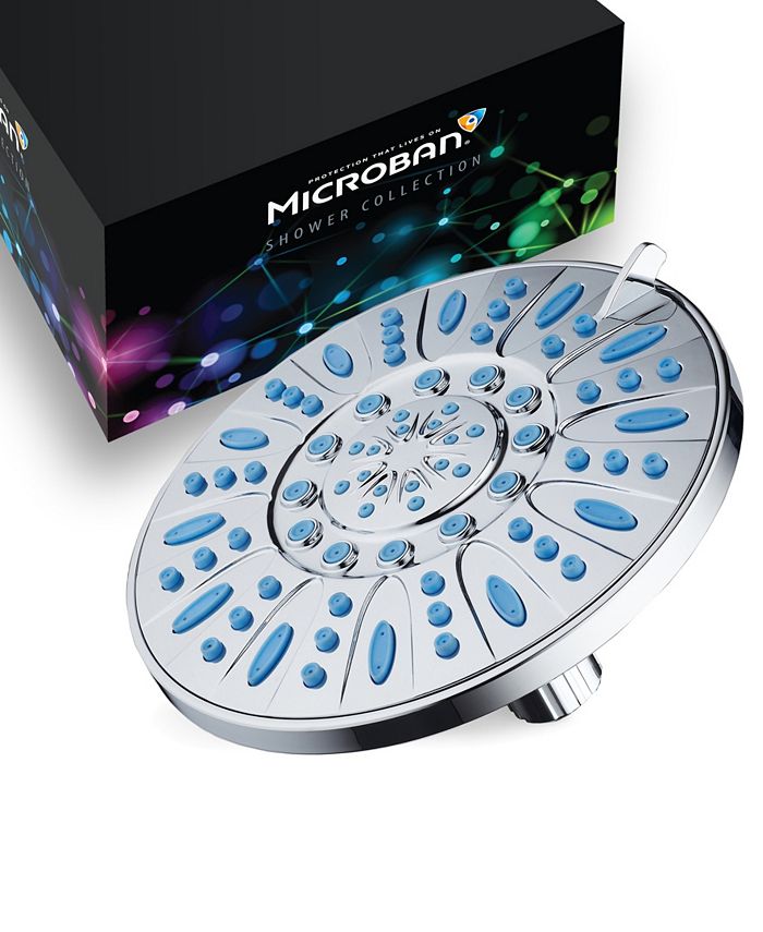 Aquadance Antimicrobial Shower Head, Aqua Blue Jets Macy's