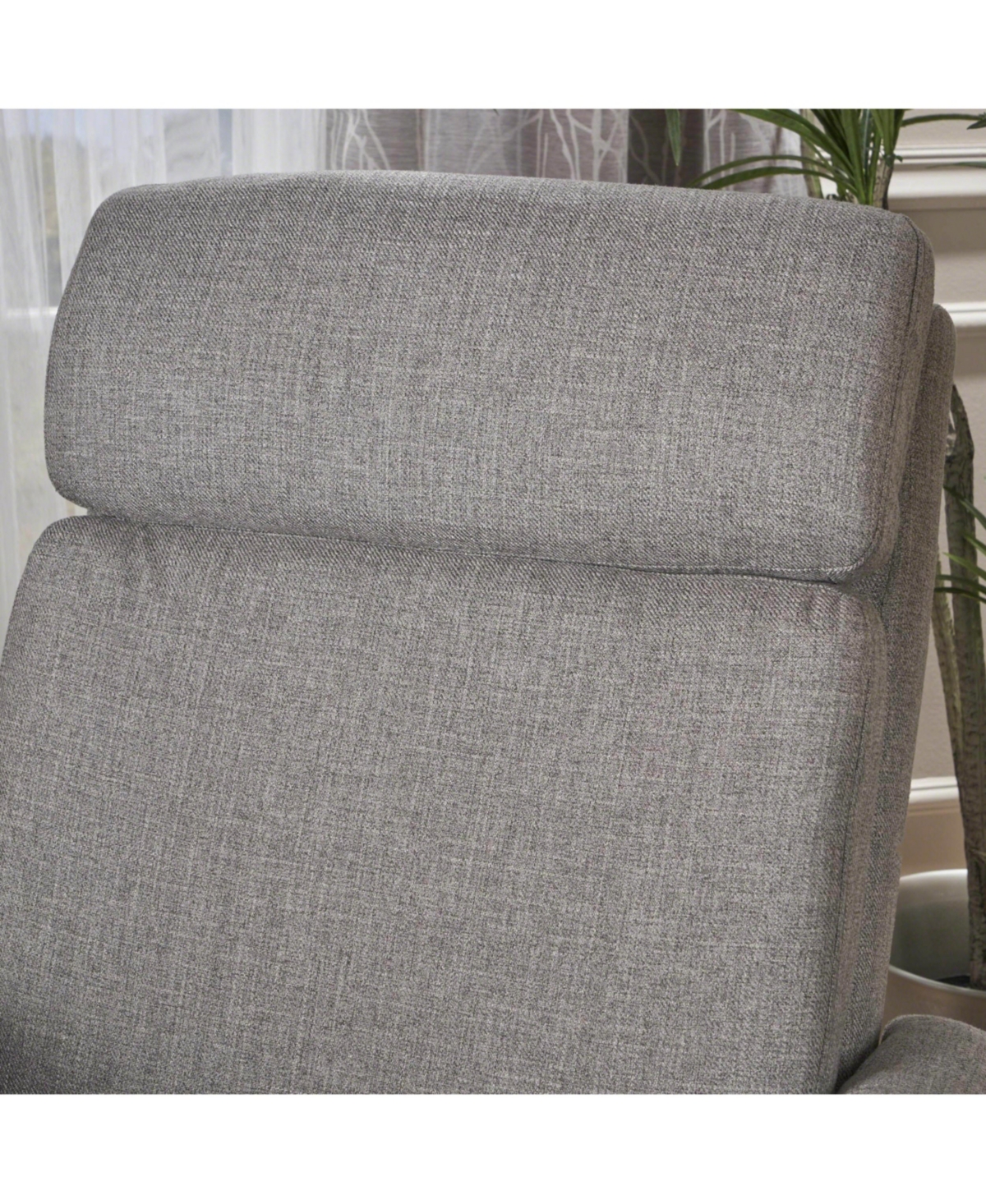Noble House Horatia Swivel Chair In Gray