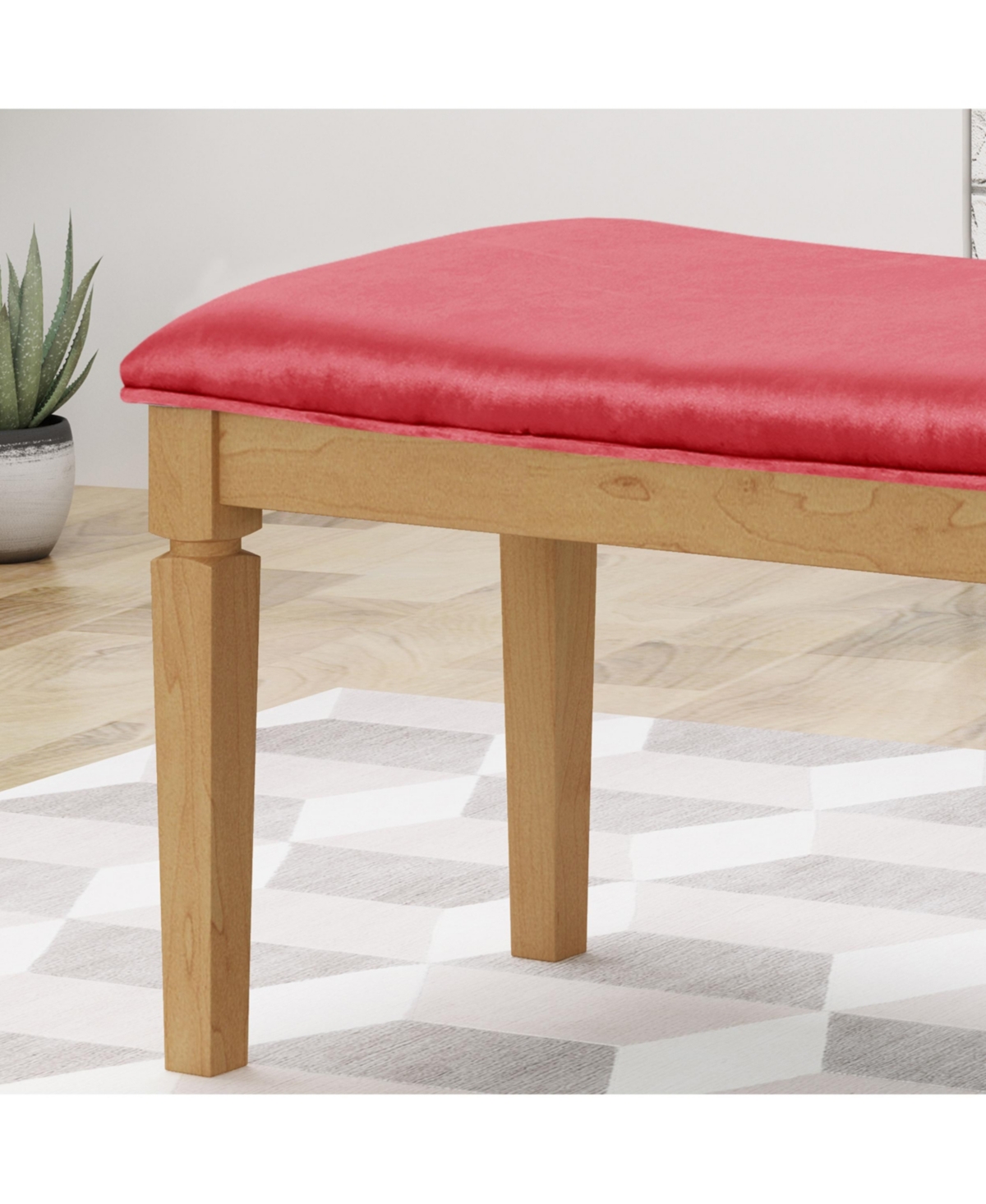 Noble House Svenson Bench In Red