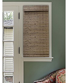 Cordless Bamboo Dockside Privacy Weave Roman Shade, 31" x 64"