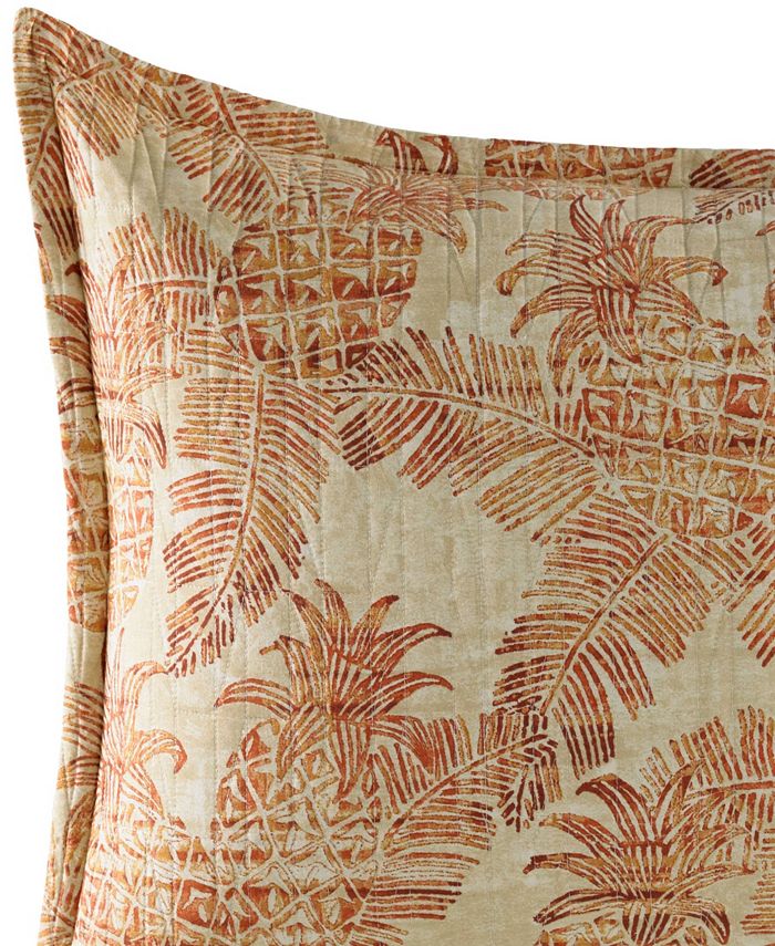 Tommy Bahama Home Tommy Bahama Batik Pineapple Raw Sienna Standard Sham