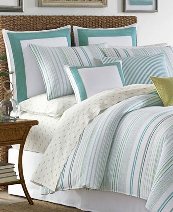 Tommy Bahama Home Tommy Bahama La Scala Breezer Seaglass Duvet Set