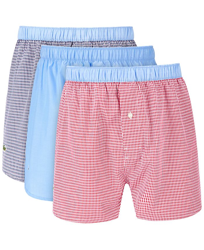 Lacoste deals woven boxers