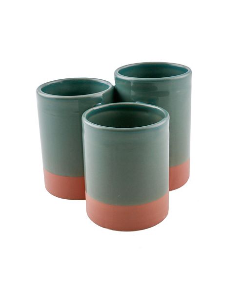 Thirstystone La Dolce Vita Ceramic 3 Section Flatware Caddy