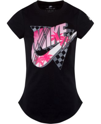 Nike - Toddler Girls Logo-Print Cotton T-Shirt