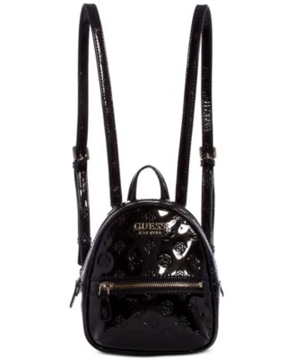 mini backpack black and gold