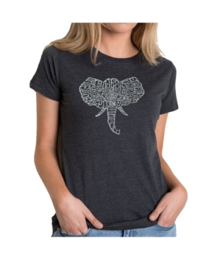 image of Women-s Premium Word Art T-Shirt - Elephant Tusks