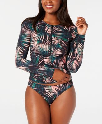 macy's long sleeve swimsuit