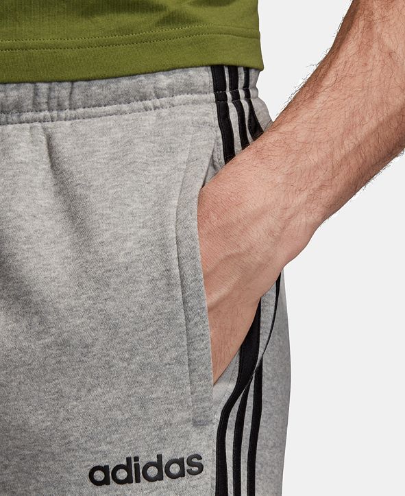 adidas Men's Essentials 3-Stripes Fleece Joggers & Reviews - All ...