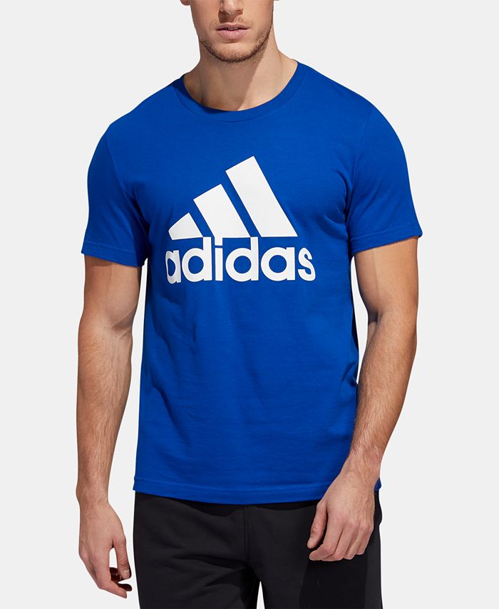 adidas Men's Badge of Sport Logo T-Shirt & Reviews - Activewear - Men ...