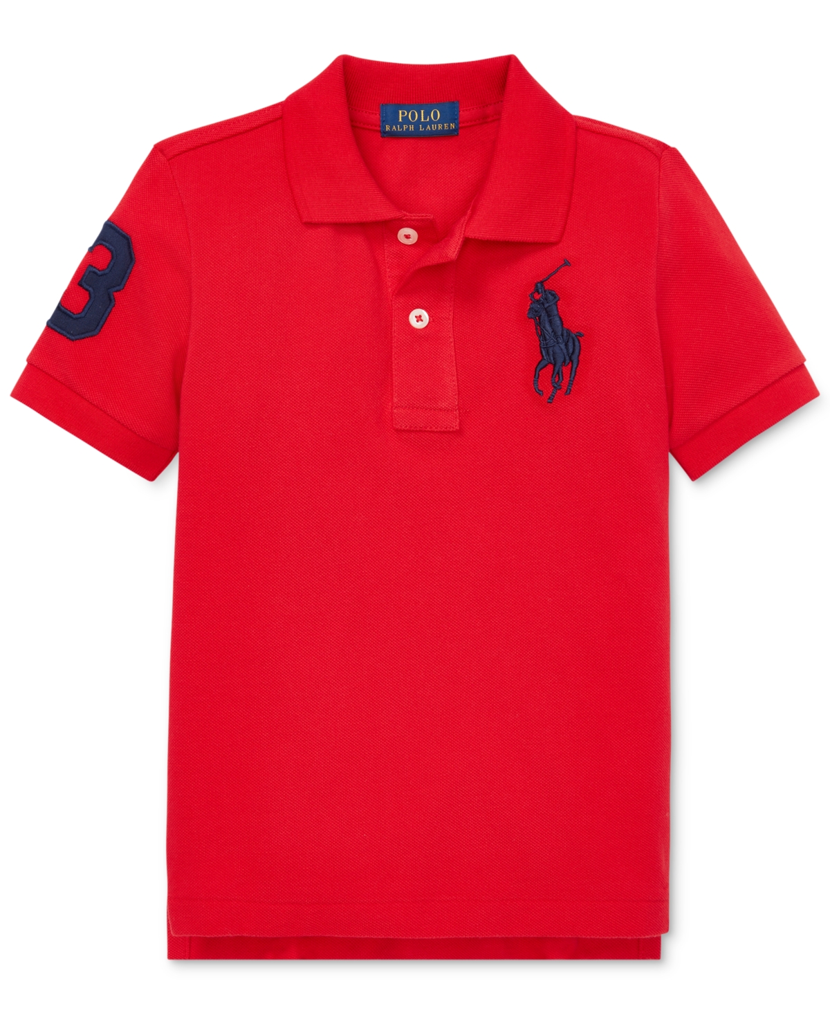 Polo Ralph Lauren Toddler And Little Boys Big Pony Cotton Mesh Polo In Rl 2000 Red