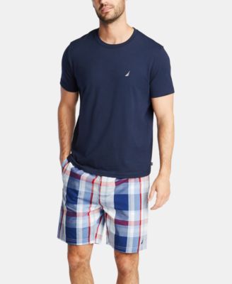 Men's Cotton Plaid Pajama Shorts
