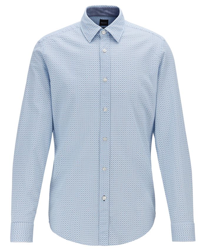 Hugo Boss BOSS Men's Lukas_53 Regular-Fit Cotton Shirt & Reviews ...