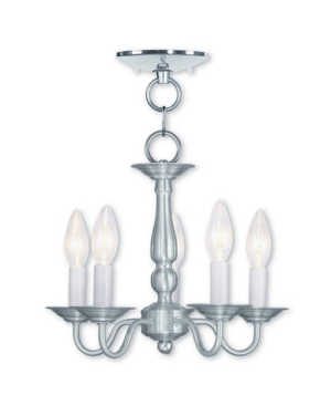 Livex Williamsburgh 5-Light Convertible Mini Chandelier/Ceiling Mount