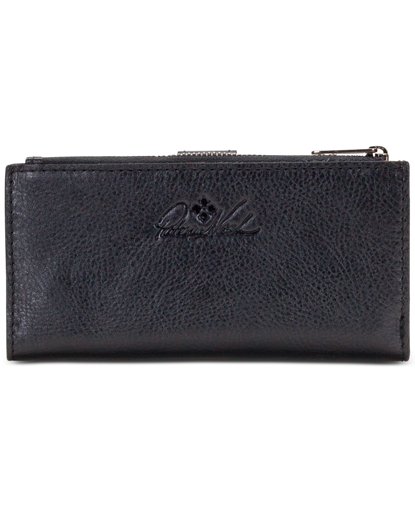 Женский кошелёк Patricia Nash Nazari Leather Mini Wallet, цвет: Чёрный / Серебряный — фото 2