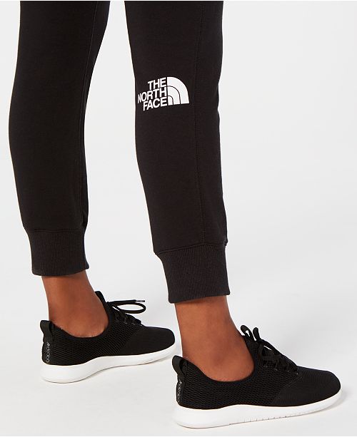 women's the north face tape fleece jogger pants