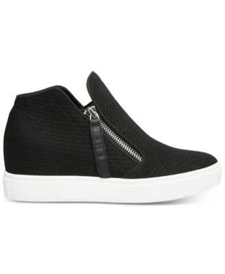 steve madden women's camden knit wedge sneakers