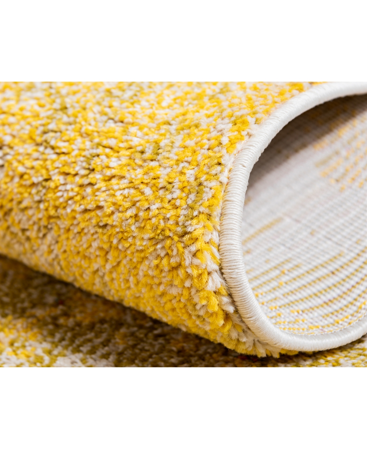 Bayshore Home Newwolf New4Area Rug - Yellow