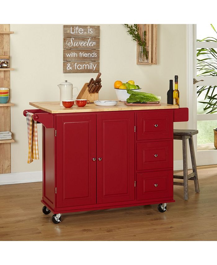 Lifestorey The Mezzanine Shoppe Sundance Cart Wood Top ...