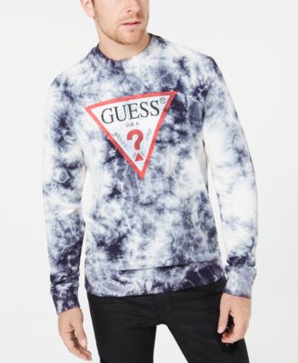 guess tie dye sweatshirt