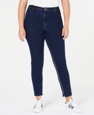 Lala Anthony - Plus Size Power Zip Skinny Jeans