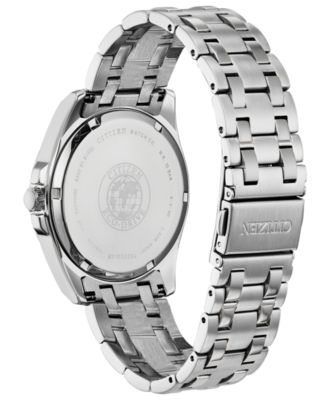 Eco-Drive Men's Corso Stainless Steel Bracelet Watch 41mm