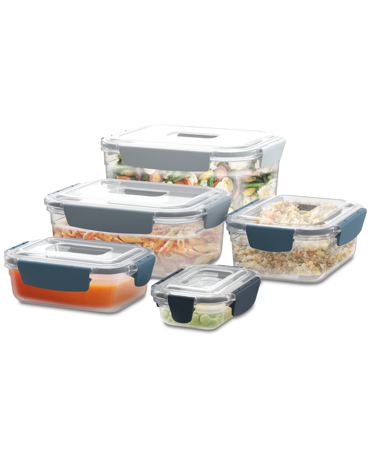 Nest Lock 10-Pc. Food Storage Container Set, Editions - Sky Blue