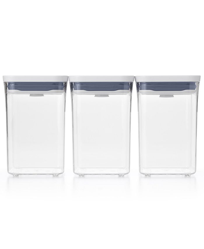 OXO POP 3pc Food Storage Container Value Set White